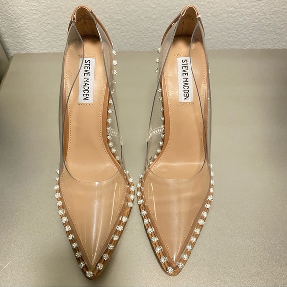 NWOB Steve Madden Vyper Vinyl Stiletto Heels - Size 8.5 - Picture 14 of 16